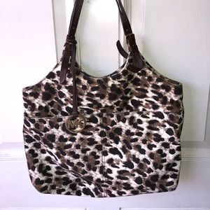 Michael Kors Leopard Purse/Tote